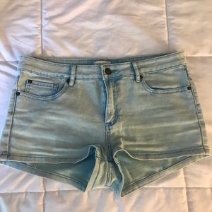 Barely worn Forever 21 high waisted jean shorts